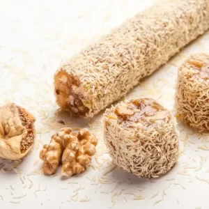 Kadayıflı Cevizli Batırma Şerit Lokum