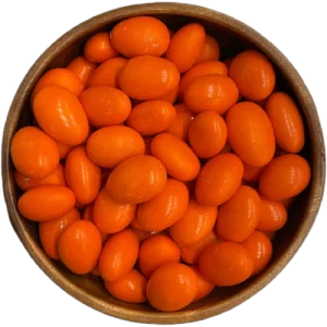 Turuncu Renkli Çikolatalı Badem Draje